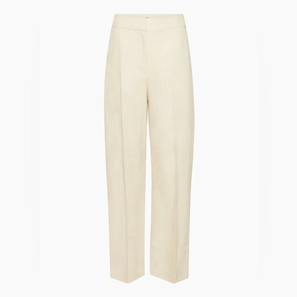 (NWT) Wilfred - Aritzia -The Limitless Pant in Linen - Color: Birch - Picture 6 of 16
